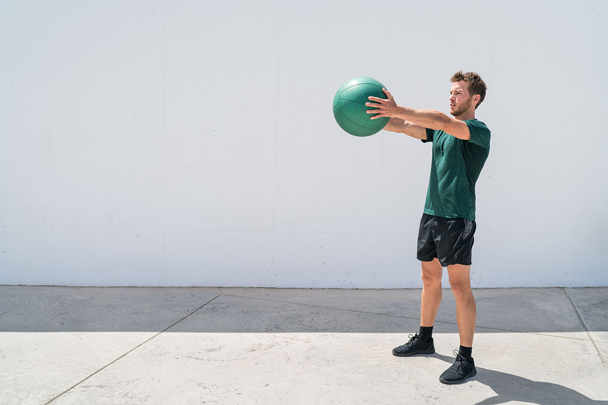 Medicine Ball Overhead Throw